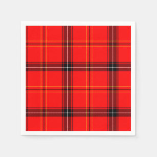 Scottish Red Tartan Servetten