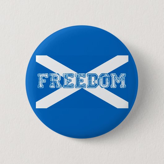 Scottish Referendum Scotland Independence Freedom Ronde Button 5,7 Cm (Voorkant)