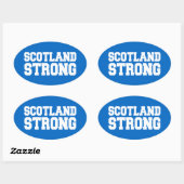 Scottish Referendum Scotland over Blue Ovale Sticker (Vel)