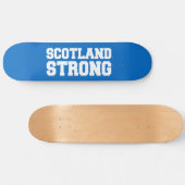 Scottish Referendum Scotland over Blue Skateboard (Horizontaal)