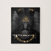 Scottish Rite 32 Degree Mason Eagle Legpuzzel (Verticaal)