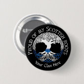 Scottish Roots Ronde Button 5,7 Cm (Voorkant /achterkant)