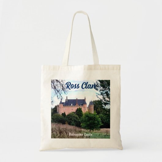 Scottish Ross Clan Balnagown Castle Canvas tas (Voorkant)