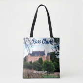 Scottish Ross Clan Balnagown Castle Canvas tas (Voorkant)