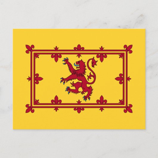 Scottish Royal Banner, Schotland Briefkaart (Voorkant)