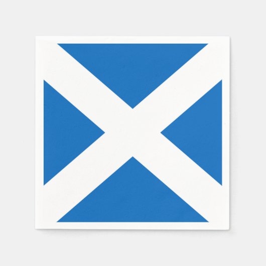 Scottish Saltire Party Servetten (Voorkant)