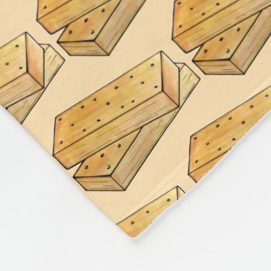 Scottish Shortbrood Tea Biscuits British Bakery Fleece Deken (Hoek)