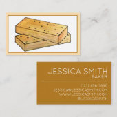 Scottish Shortbrood Tea Biscuits British Bakery Visitekaartje (Voorkant / Achterkant)