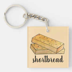 Scottish Shortbrood Tea Biscuits UK British Food Sleutelhanger