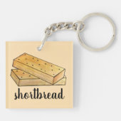 Scottish Shortbrood Tea Biscuits UK British Food Sleutelhanger (Achterkant)