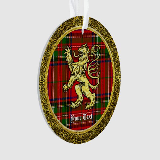 Scottish Style Lion Rampant Ornament (voorkant)
