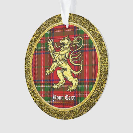 Scottish Style Lion Rampant Ornament (voorkant)