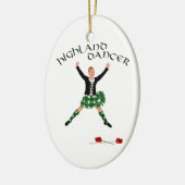 Scottish Sword Dancer - Ghillie Callum Keramisch Ornament (Links)