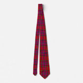 Scottish Tartan Check Cravate rouge violet (Dos)