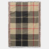 Scottish Tartan Checkered Pset Pattern Deken (Voorkant Verticaal)