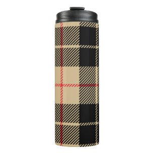 Scottish Tartan Checkered Pset Pattern Thermosbeker