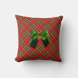 SCOTTISH TARTAN EN RED GREEN BOWS CHRISTMAS PARTIJ KUSSEN