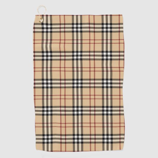 Scottish Tartan Pattern Golfhanddoek (Voorkant)
