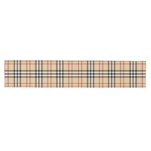 Scottish Tartan Pattern Medium Tafelloper (Horizontaal)