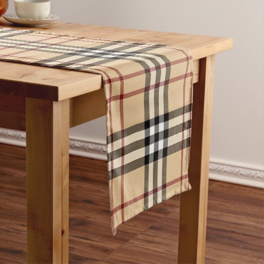 Scottish Tartan Pattern Medium Tafelloper (Voorbeeld)