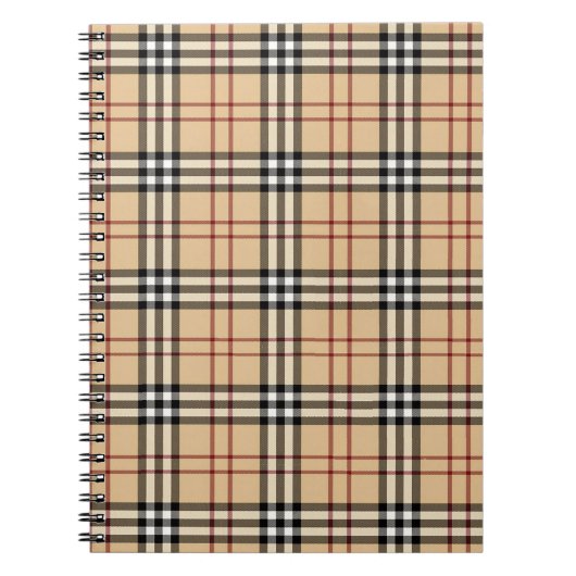 Scottish Tartan Pattern Notitieboek (Voorkant)