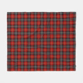 Scottish Tartan Pset Fleece Deken (Voorkant (Horizontaal))