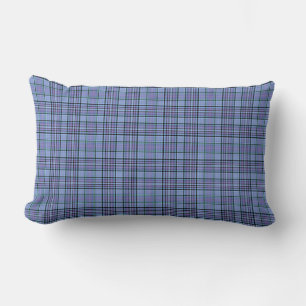 Scottish Tartan Pset met blauw controlepatroon Kussen
