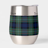 Scottish Tartan tasse à tumbler isolée (Gauche)