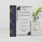 Scottish Tartan Wedding programme - Stewart Huntin (Debout devant)