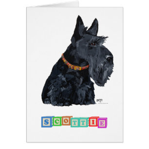 Scottish Terrier Alphabet Blocks