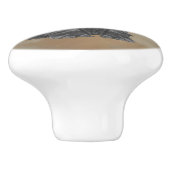 Scottish Terrier Angel Keramische Knop (Zijkant)