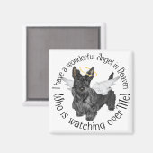 Scottish Terrier Angels Magneet (Voorkant / Achterkant)