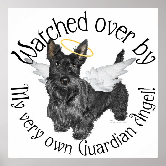 Scottish Terrier Angels Poster (Voorkant)