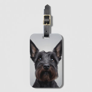 Scottish Terrier Bagagelabel