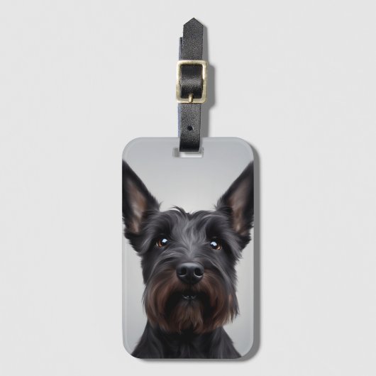 Scottish Terrier Bagagelabel (Voorkant (verticaal))