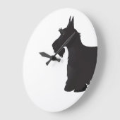 Scottish Terrier Basic Breed SIlhouette Grote Klok (Hoek)