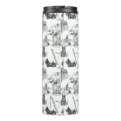 SCOTTISH Terrier Black Toile Thermosbeker (Achterkant)