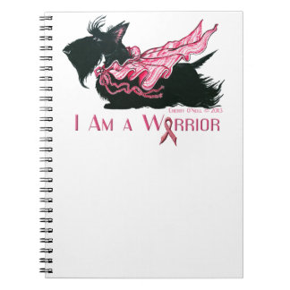 Scottish Terrier Breast Cancer Warrior Notitieboek