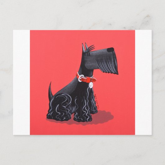 Scottish Terrier Briefkaart (Voorkant)