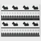 Scottish Terrier Cadeaupapier (Vlak)