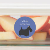 Scottish Terrier chien race couleurs étiquette imp (Apposé)