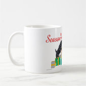 Scottish Terrier Christmas Mug (Gauche)