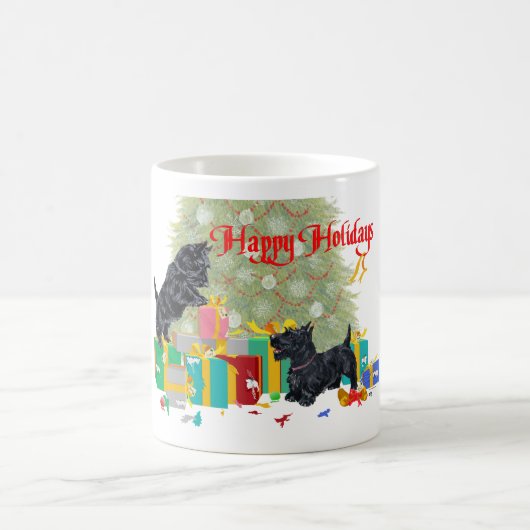 Scottish Terrier Christmas Mug (Centre)
