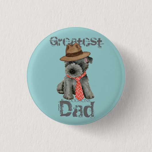 Scottish Terrier Dad Button (Voorkant)