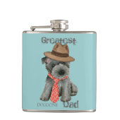 Scottish Terrier Dad Flask Heupfles (Voorkant)
