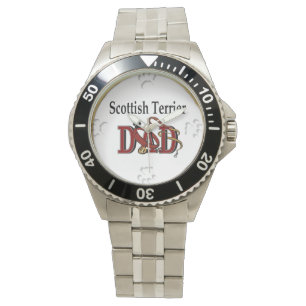 Scottish Terrier Dad Gifts Horloge