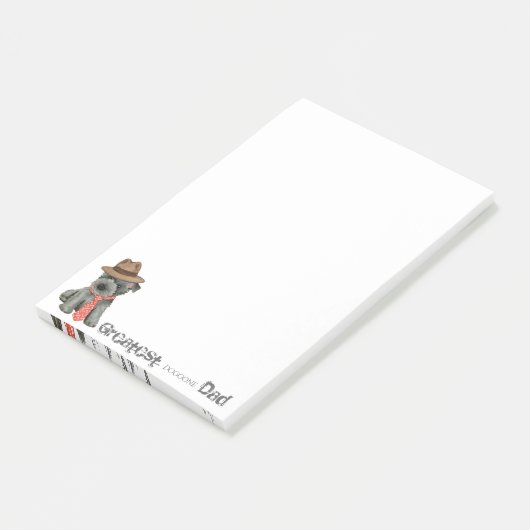 Scottish Terrier Dad Post-it Notes (Schuin)