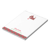 Scottish Terrier Dog Cute Personalized Notitieblok (Gedraaid)
