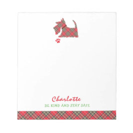 Scottish Terrier Dog Cute Personalized Notitieblok