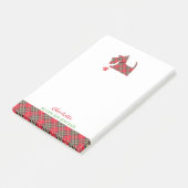 Scottish Terrier Dog Cute Personalized Post-it® Notes (Schuin)